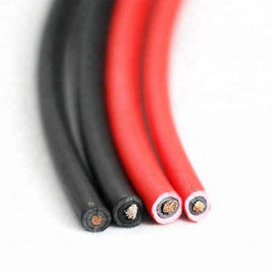 Double XLPE Insulation Solar PV Cable 2 Core Solar Cable black red