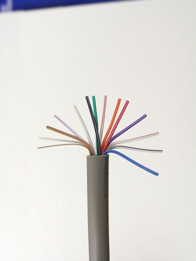 Flat And Round Multicore Telephone Cable Indoor Communication Use