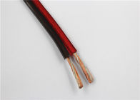کابل مسی چند رشته ای PVC عایق پی وی سی قرمز و سیاه بلندگو 2awg