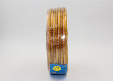 Yellow Copper Wire Transparent Speaker Cable Multiple Strands Uo/U 00/300v