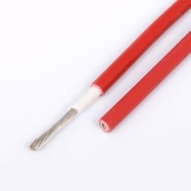 Red Dc Cable For Solar Pv Single Core Tuv Solar Cable PE PVC Insulation