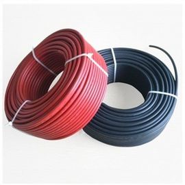 Double XLPE Insulation Solar PV Cable 2 Core Solar Cable black red