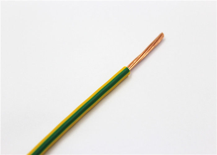 Heat Resistant PVC Single Core Cable PVC Insulation Wire Green Yellow