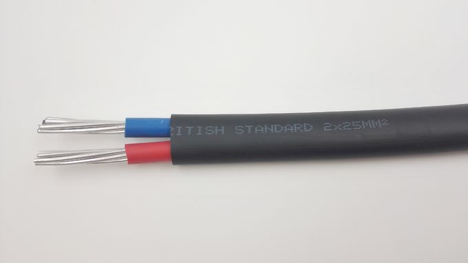 Black Pvc Insulated Aluminium Wire Single Core Aluminium Cable